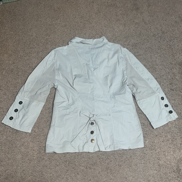 XCVI Keane Jacket Lightweight Parchment Beige Small - Picture 7 of 11